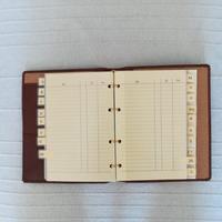 Rubrica in pelle di vitello