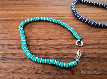 Braccialetti Argento e Afro elastici