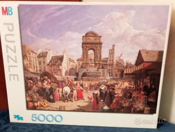 Puzzle MB da 5000 pezzi - MERCATO E FONTANA DEGLI