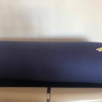 Bolster cilindrico yoga/pilates blu lotuscraft