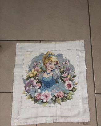 Principessa Cenerentola disney punto croce