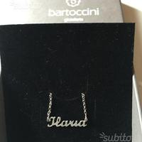 Collana in argento 800/925 millesimi con nome