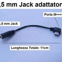 Adattatore jack 3.5 mp3 mp4 cuffie cect i9