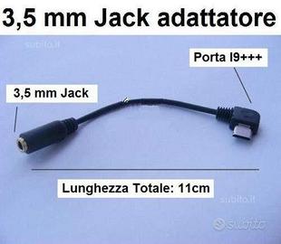 Adattatore jack 3.5 mp3 mp4 cuffie cect i9