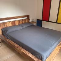 Letto legno africano