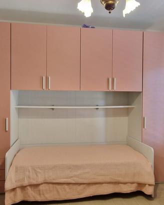 Armadio a ponte per cameretta bimba nuovo