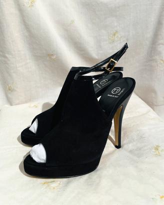 Bagatt • Scarpe open toe con tacco in pelle/suede