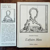Libro L'AFFAIRE MORO Leonardo Sciascia 1978