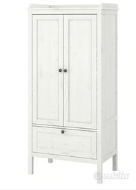 Ikea Sundvik guardaroba bianco