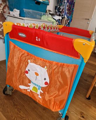 lettino Jane 0-6 anni pieghevole da campeggio