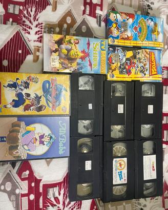Lotto VHS cartoni vintage anni 80-90