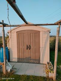 Casetta in keret per ricovero attrezzi