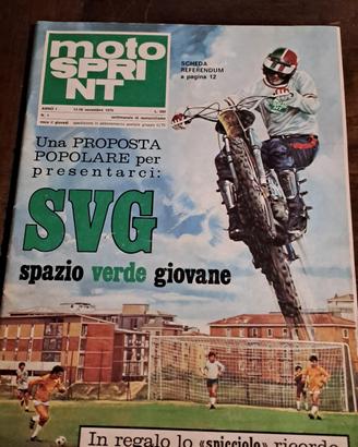 rivista MOTO SPRINT primo numero