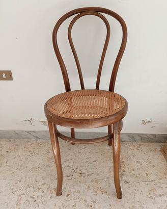 Sedia Viennese tipo Thonet  restaurata 