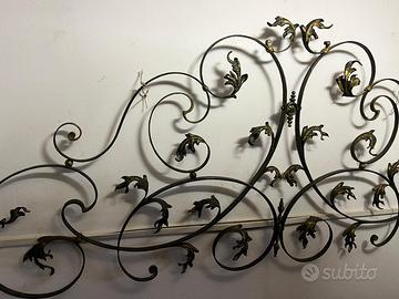 Stuenda Testiera letto matrimoniale ferro battuto
