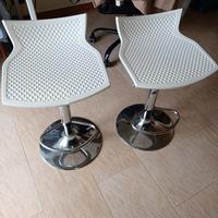 Sgabelli bianco perla per cucina o bar LEGGI BENE 