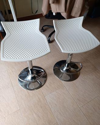 Sgabelli bianco perla per cucina o bar LEGGI BENE 