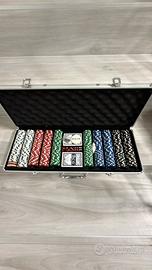 Valigetta Poker completa 500 fiches