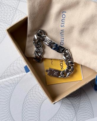 Bracciale Louis Vuitton argentato da sistemare