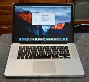 notebook pc portatile 15,6 MacBook Pro  15