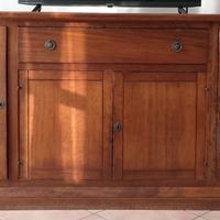 credenza  arte povera 4 ante e cassetto 