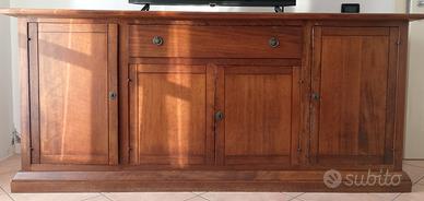 credenza  arte povera 4 ante e cassetto 