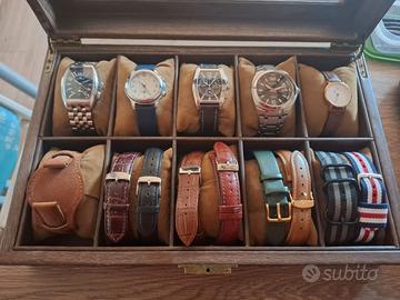 Collezione orologi + accessori + kit manutenzione
