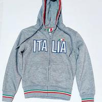 Felpa  Italia bimbo con cappuccio
