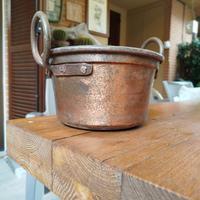 PENTOLA IN RAME ROSSA