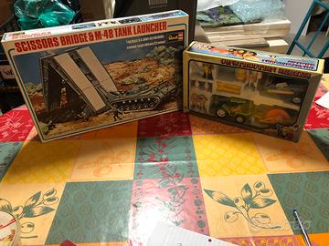 Construction series e scissors bridge tank launche