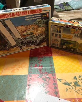 Construction series e scissors bridge tank launche