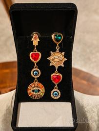Orecchini vintage asimmetrici per donna 