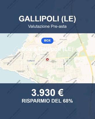 Immobile in asta di 16 m² a Gallipoli