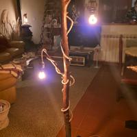 lampada artigianale realizzata a mano