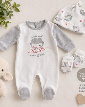 Set tutina-cappellino-guantini