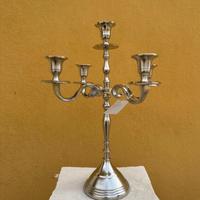 Candeliere stile vintage color argento