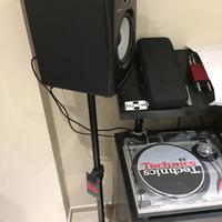Casse/monitor Pioneer S-DJ80X +supp Bespeco PN90FL