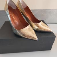 scarpe color oro donna 