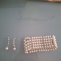 completo bracciale e orecchini sposa