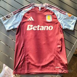 Completo calcio Aston Villa originale Adidas M 