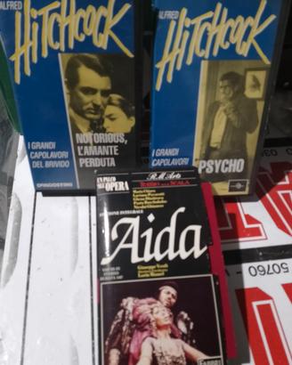 videocassette walt disney, Aida, Hitchcock