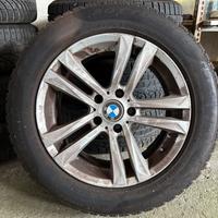 Set 4 cerchi BMW X3 17”+gomme invernali 225/60 R17