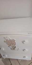 fasciatoio con cassettiera 