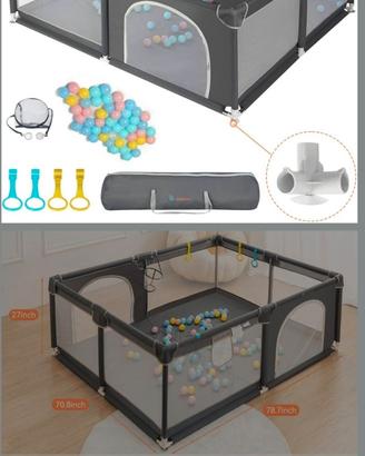 Recinto Box Bambini COMOMY 180x200 cm