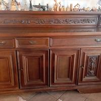sala antica legno massiccio 