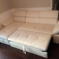 Divano letto con penisola