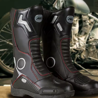 AMUMOTO Stivali da equitazione per moto