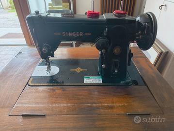 Macchina da cucire Singer 306M e mobile originale 
