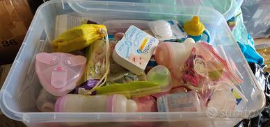 Set pappa e igiene neonato - Biberon e accessori