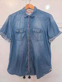 Camicia Jeans Denim Piazza Italia Man XL